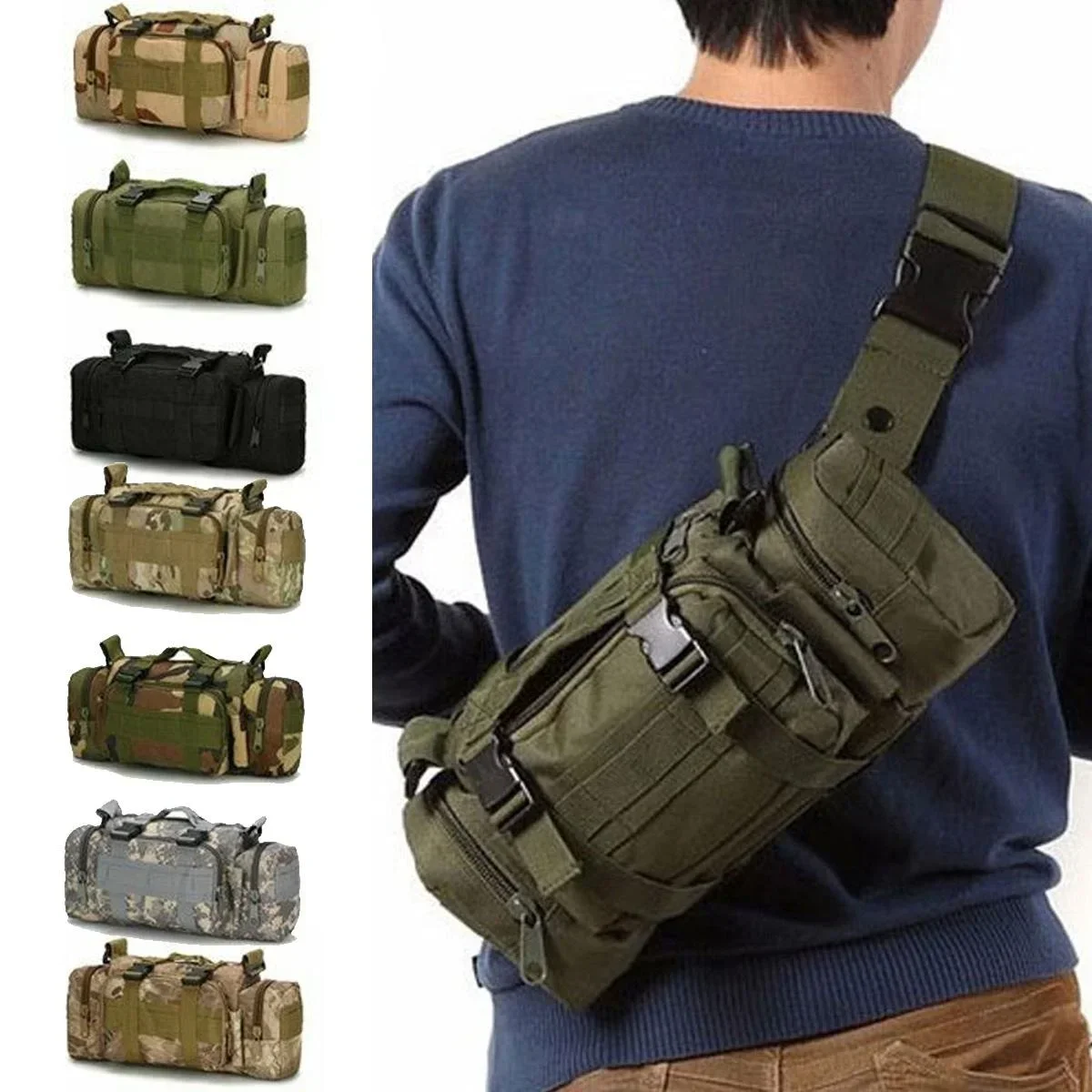 Duffel Waist Bag Molle Waterpr – Edc Carry Bag For Men Bewertung und Preis