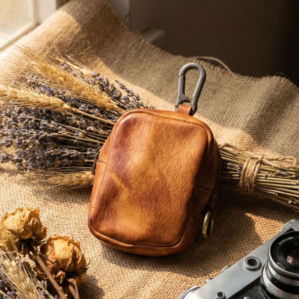 Rugged Vintage Leather Mini Cl – Edc Carry Coins Bewertung und Preis
