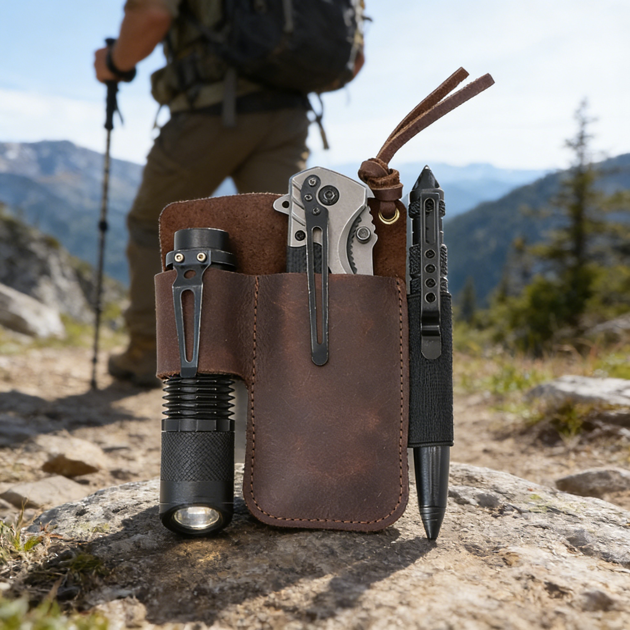 EDC Leather Flashlight Tool Ho – Edc Carry Bag Bewertung und Preis