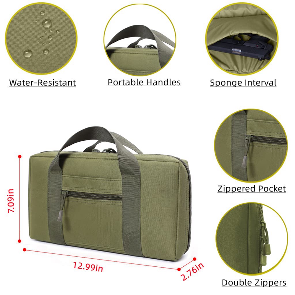 Tactical Pistol Range Bag Gun  – Edc Carry Pistols Bewertung und Preis