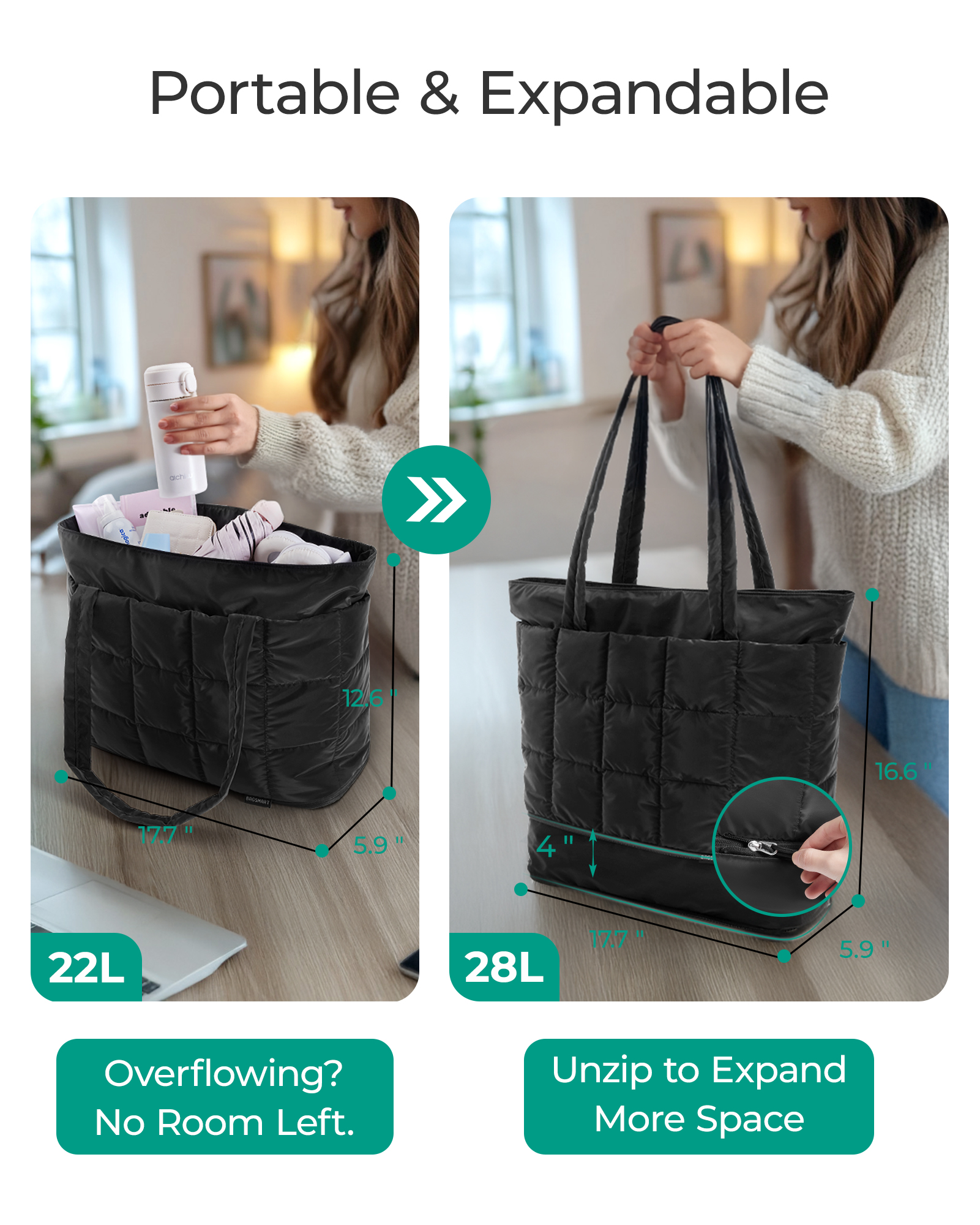 BAGSMART Travel Tote Bag Women – Edc Carry Bag Bewertung und Preis