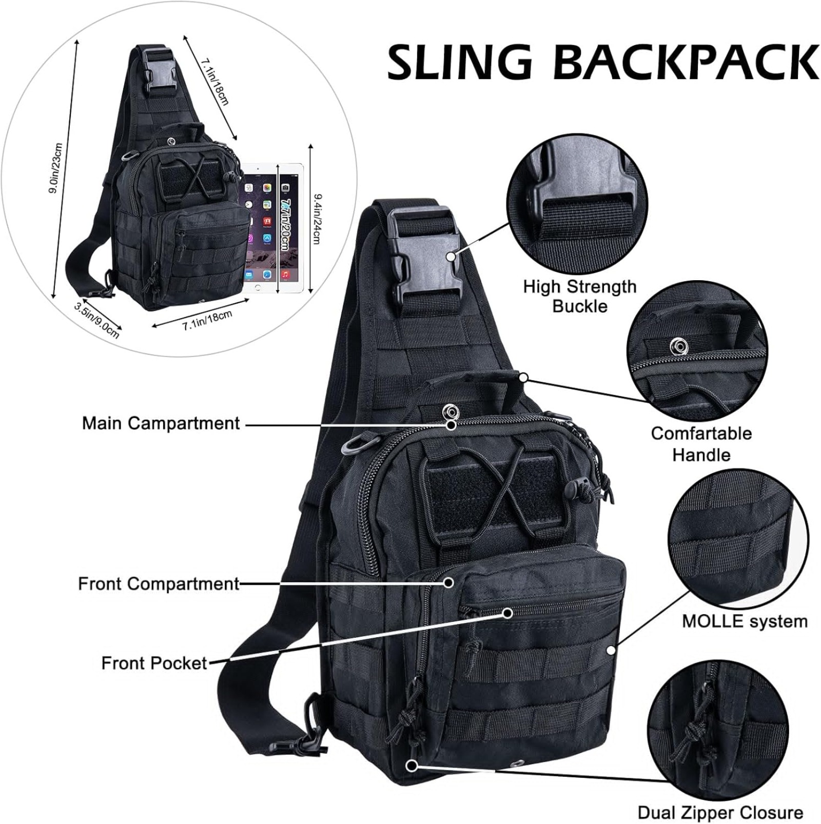 Tactical Sling Chest Pack Dura – Edc Everyday Carry Bag Bewertung und Preis
