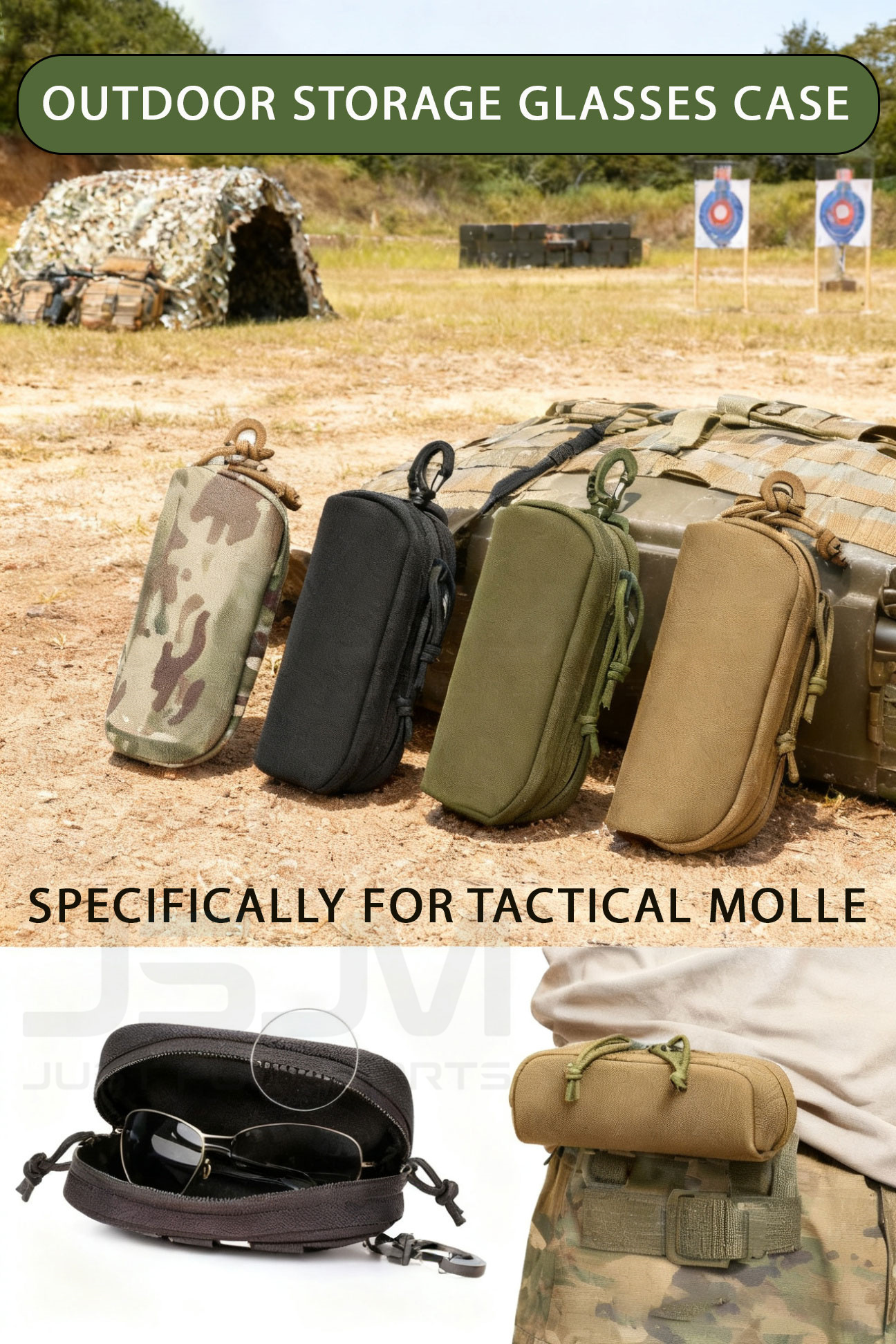 JSJM New Tactical Molle Glasse – Edc Carry Belt Pouch Bewertung und Preis