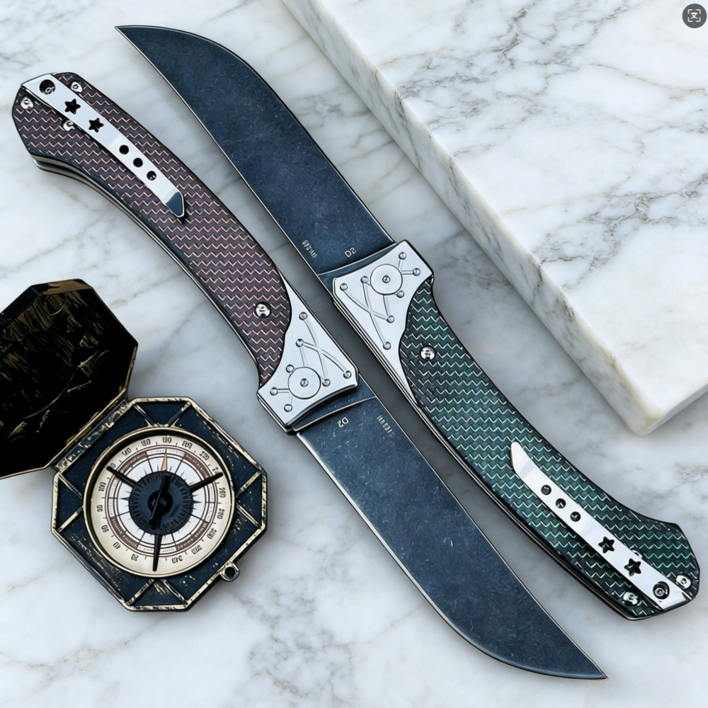 D2 Steel Folding Knife with Ca – Everyday Carry (Edc) Knife Bewertung und Preis
