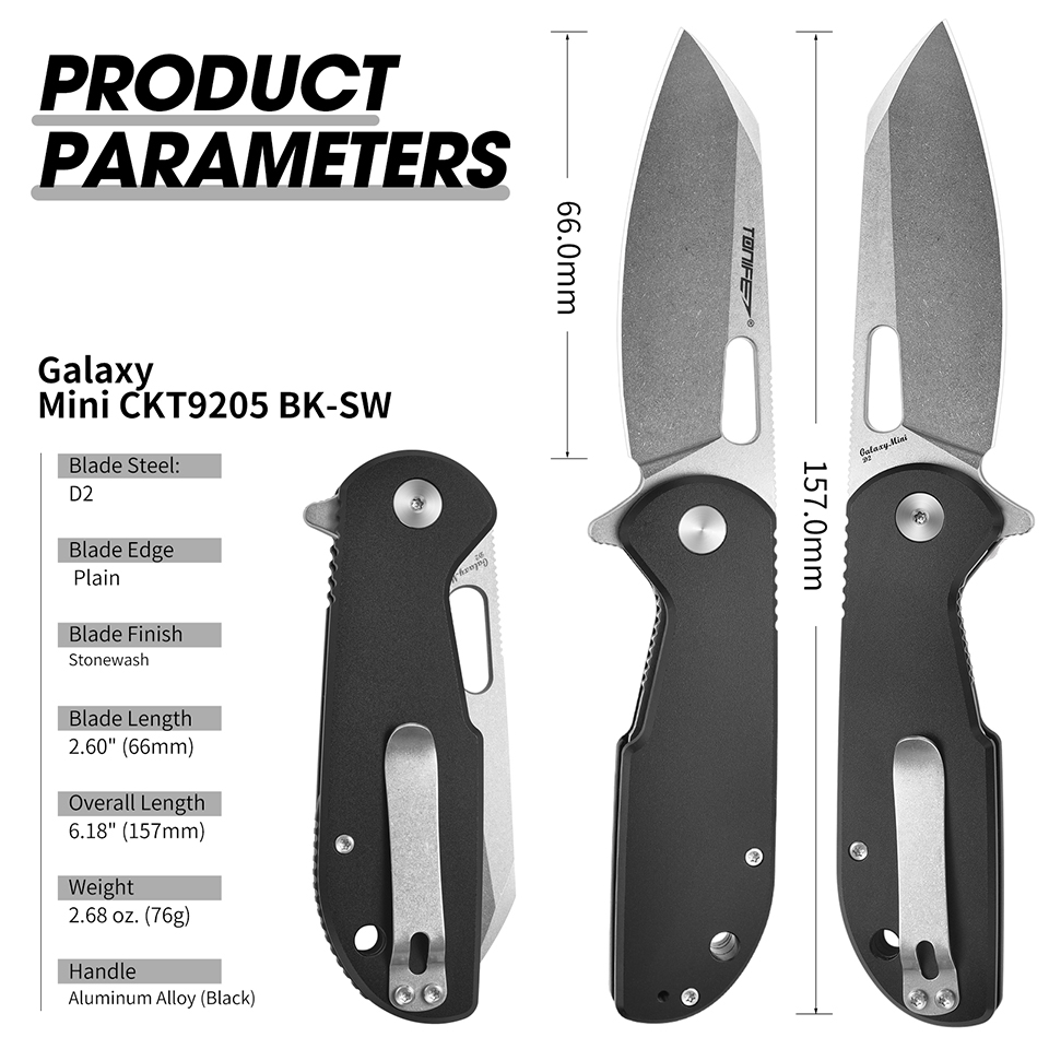 TONIFE Galaxy Mini CKT9205 Fol – Everyday Carry (Edc) Knife Bewertung und Preis